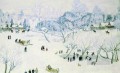 魔法の冬 リガチェヴォ 1912 年 コンスタンティン ユオン 雪の風景